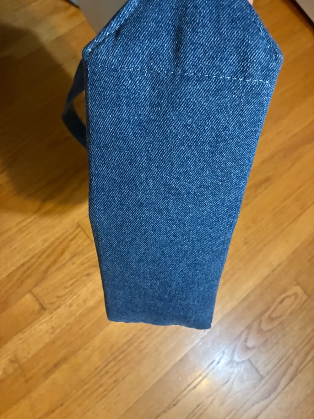 GAP Cream Canvas Mini Tote with Denim Trim and Straps